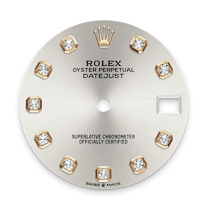 rolex M278273-0019   - Il quadrante argentato