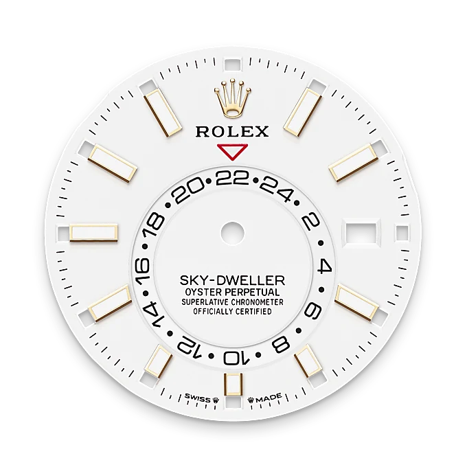 rolex M336938-0006   - Il quadrante bianco intenso